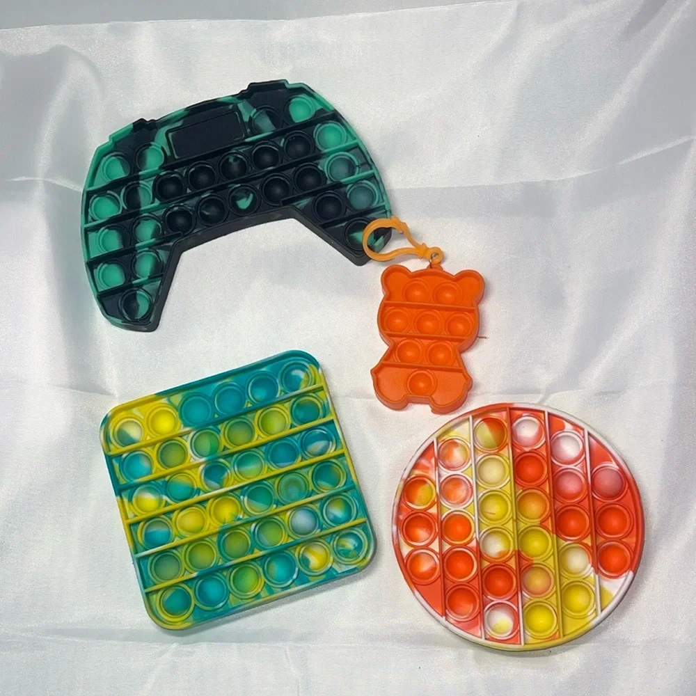 Colorful Pop It Fidget Toy Set